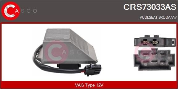 CASCO Regeleenheid, airconditioning CRS73033AS CASCO CRS73033AS Regeleenheid, airconditioning CHEVROLET CAMARO kosten