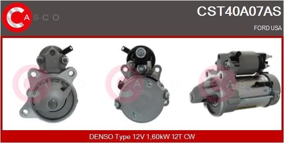 CASCO Startmotor CST40A07AS CASCO CST40A07AS Startmotor Taurus goedkoop