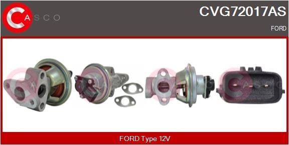 EGR klep CASCO CVG72017AS CASCO CVG72017AS Klep, uitlaatgasrecirculatie FORD RANGER 1999