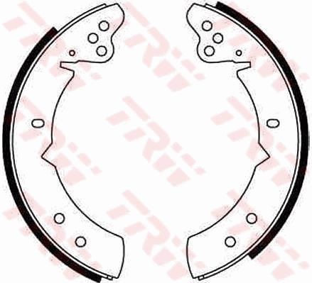TRW Piduriklotside komplekt GS6060 TRW GS6060 Trummelpiduriklotsid Volvo 945 Kombi odav