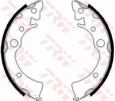 TRW Jeu de mâchoires de frein GS6210 TRW GS6210 Frein arrière HONDA Civic II 3/5 portes (SS, SL) pas cher
