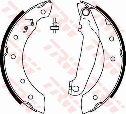 TRW Kit ganasce freni GS6233 TRW GS6233 Ganasce freno V40 Hatchback (525, 526) prezzo