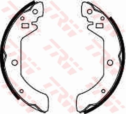 TRW Kit ganasce freni GS8111 TRW GS8111 costo Ganasce freno NISSAN Vanette Van (C120) originale