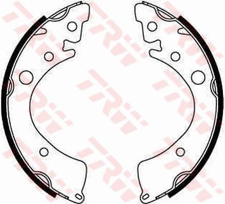 TRW Brake Shoe Set GS8201 HONDA FR-V TRW drum brake GS8201