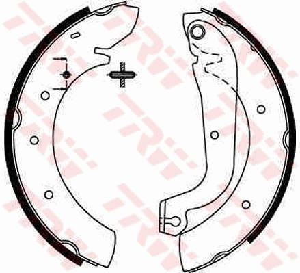 TRW Brake Shoe Set GS8207 TRW GS8207 Express 1000-1500 Minibus brake shoes rear and front price