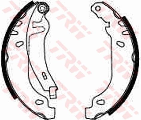 TRW Piduriklotside komplekt GS8211 TRW GS8211 Trummelpidur Renault 21 originaal