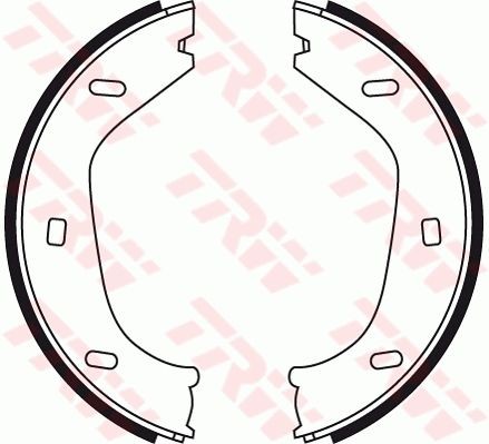 TRW Ganasce freno a mano GS8219 TRW GS8219 Ganasce freno a mano ALFA ROMEO AR8 Camion pianale/Telaio (280) originali prezzo