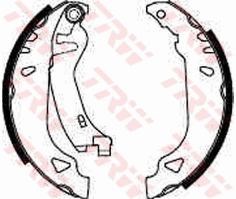 Remschoenset TRW GS8269 TRW GS8269: Remschoenen Fiat PALIO 1999