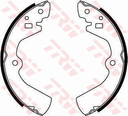 Jeu de mâchoires de frein TRW GS8308 TRW GS8308 Segment de frein NISSAN PRIMERA 2011