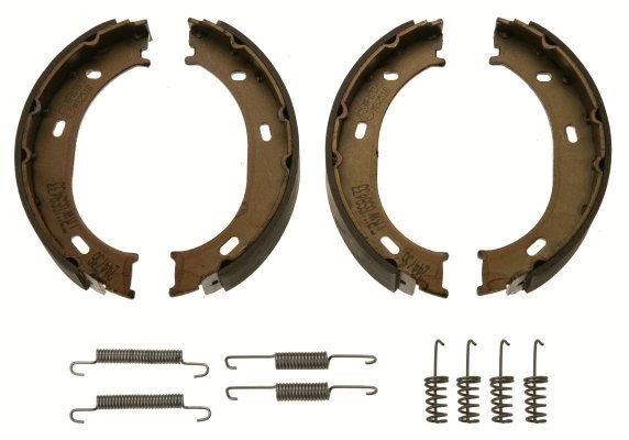 Handremschoenen TRW GS8433 TRW GS8433 Handremschoen set Volkswagen LT 2003