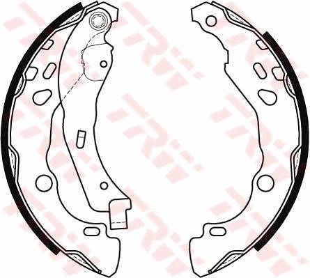 TRW Remschoenset GS8455 TRW GS8455 Remschoenset Abarth GRANDE PUNTO goedkoop