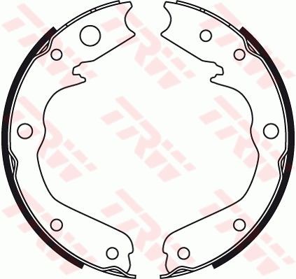 TRW Jogo de maxilas de travão, travão de estacionamento GS8497 preço Maxilas de travão de mão Opel 6B_ GS8497 TRW