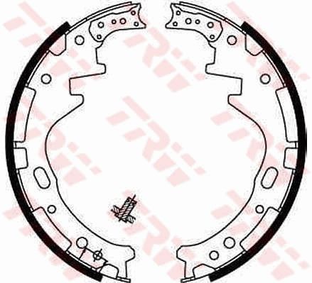 TRW Piduriklotside komplekt GS8513 GS8513 Trummelpiduriklotsid TRW NISSAN SILVIA