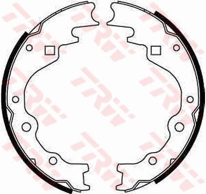 TRW Bromsbacksats GS8523 GS8523 TRW trumbromsar KIA K2700
