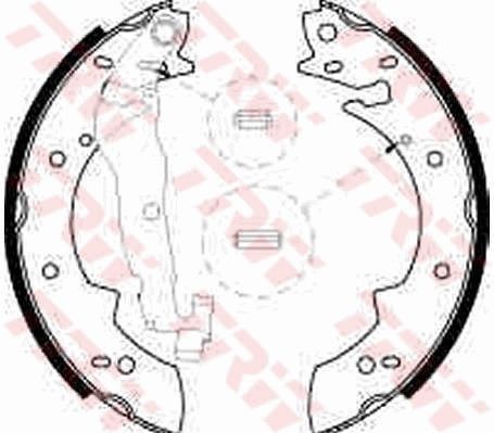 TRW Remschoenset GS8524 TRW GS8524 Remschoenset Renault SAFRANE originele