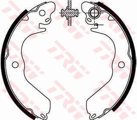 TRW Bremžu loku komplekts GS8553 GS8553 Bremžu loku MITSUBISHI L 400 TRW