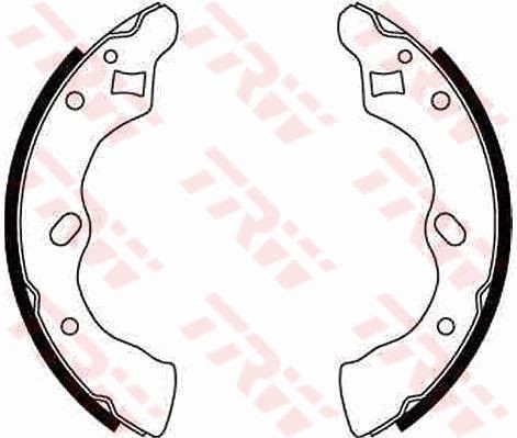 TRW Bromsbacksats GS8581 TRW GS8581 bromsbacksats Mazda 323 F V pris