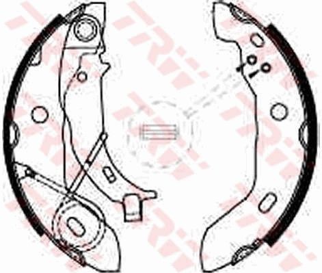 TRW Piduriklotside komplekt GS8627 Trummelpidur TRW Mercedes-Benz R-klass GS8627