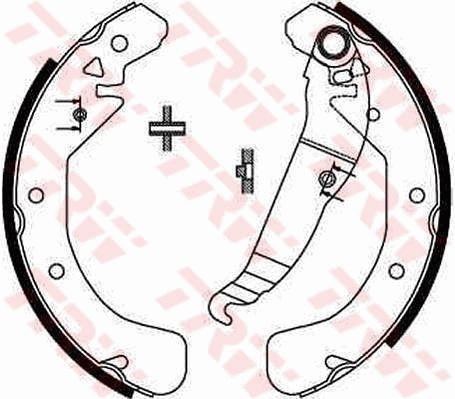 Brake Shoe Set TRW GS8637 TRW GS8637 Opel COMBO 2004 Drum brake pads price