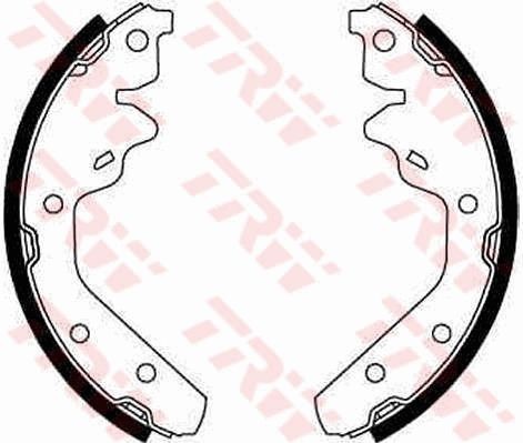 TRW Sada brzdových čeľustí GS8644 GS8644 Sada brzdových čeľustí DODGE DURANGO TRW