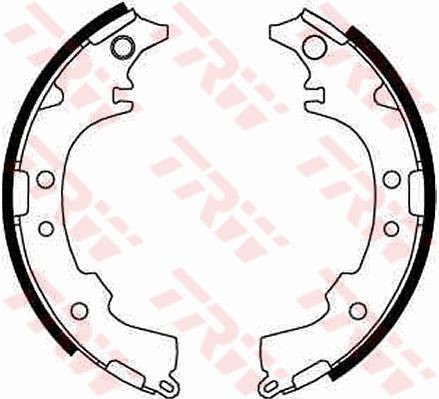 Piduriklotside komplekt TRW GS8652 TRW GS8652 Trummelpiduriklotsid eesmine ja tagumine Daihatsu TERIOS 2018