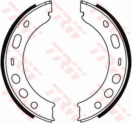 TRW Ganasce freno a mano GS8706 TRW GS8706 Ganasce freno a mano Porsche Cayman 987 originale prezzo