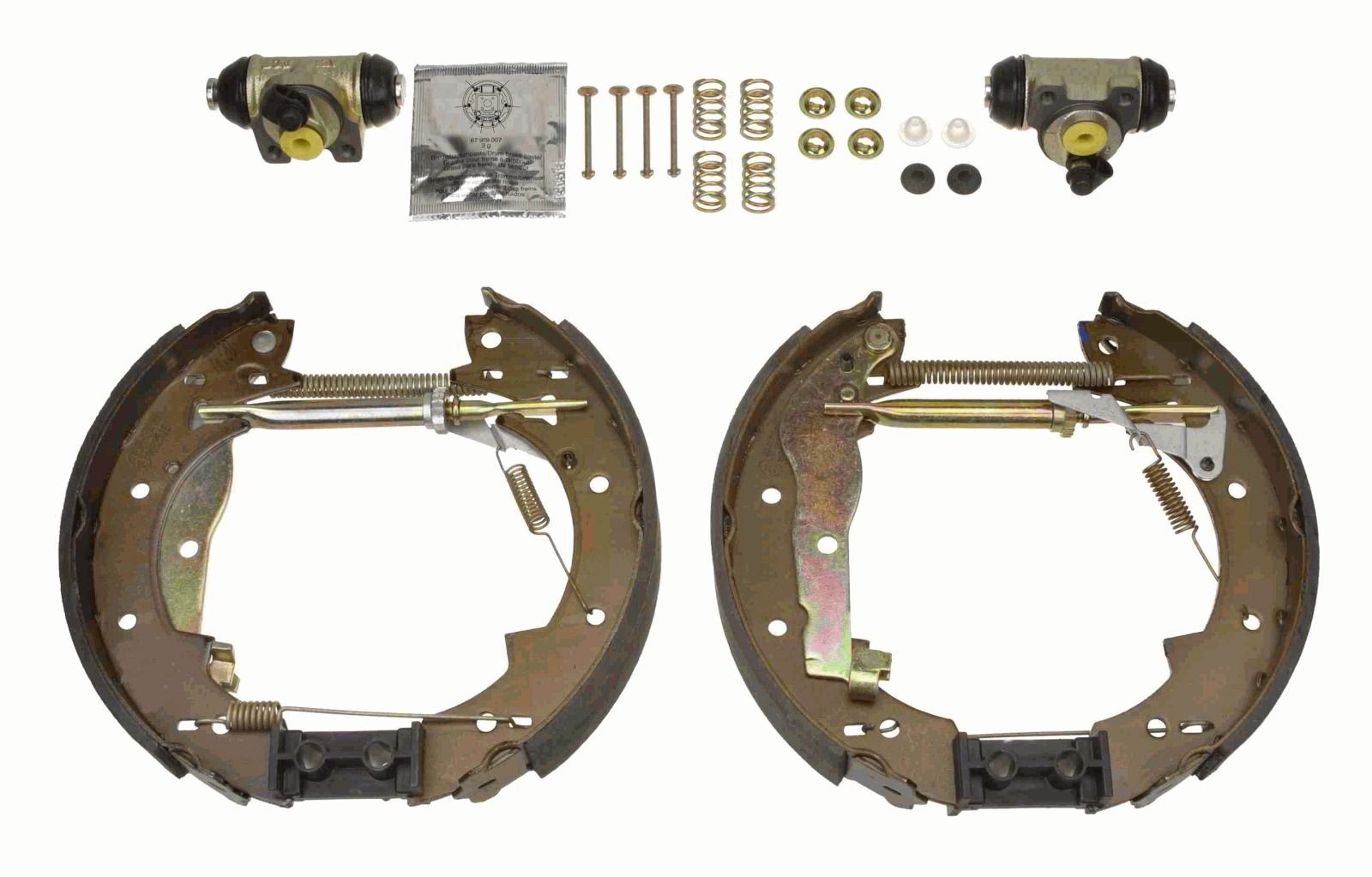 TRW Kit freno, Freno a tamburo GSK1046 TRW GSK1046 Kit freno, Freno a tamburo RENAULT Safrane I phase 1 Hatchback (B54) 2.5 dT (B548) 113 CV 1996