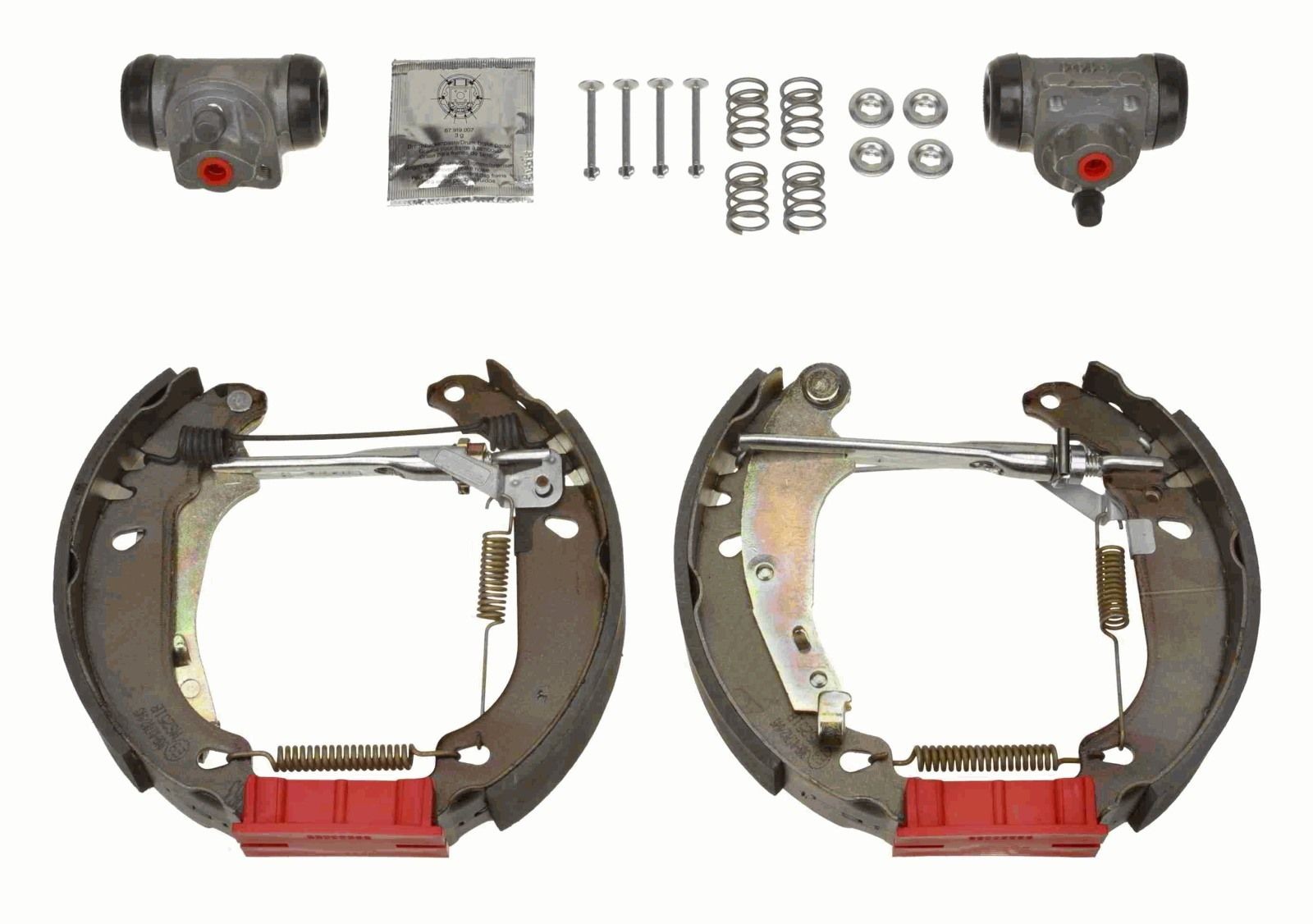 TRW Brake Set, drum brakes GSK1070 Dacia SANDERO TRW drum brake GSK1070