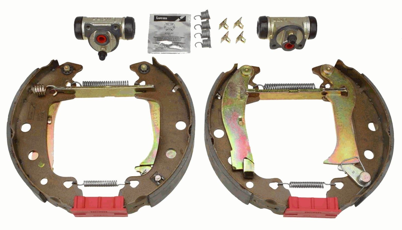 TRW Bremsesæt, trommelbremser GSK1214 TRW GSK1214 Simca 1301 Tourisme Tromlebremser originale pris