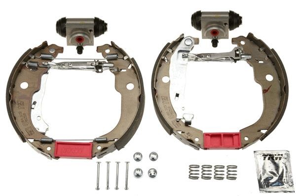 TRW Remmenset, trommelrem GSK1264 TRW GSK1264 Remmenset, trommelrem PEUGEOT 207 SW 2.0 HDi 90 Pk 2009