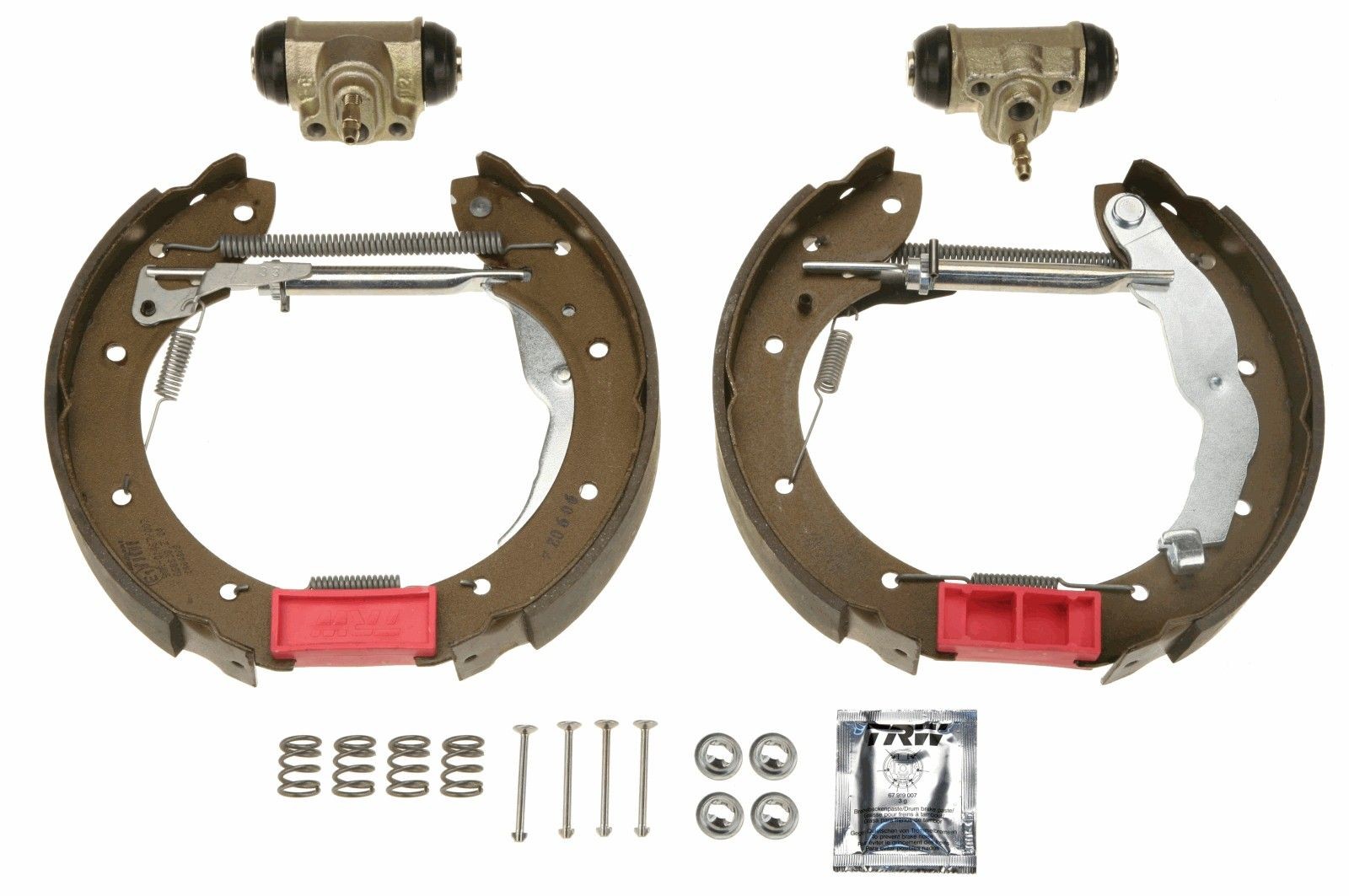 TRW Remmenset, trommelrem GSK1553 Lexus GS Trommelrem TRW Superkit GSK1553