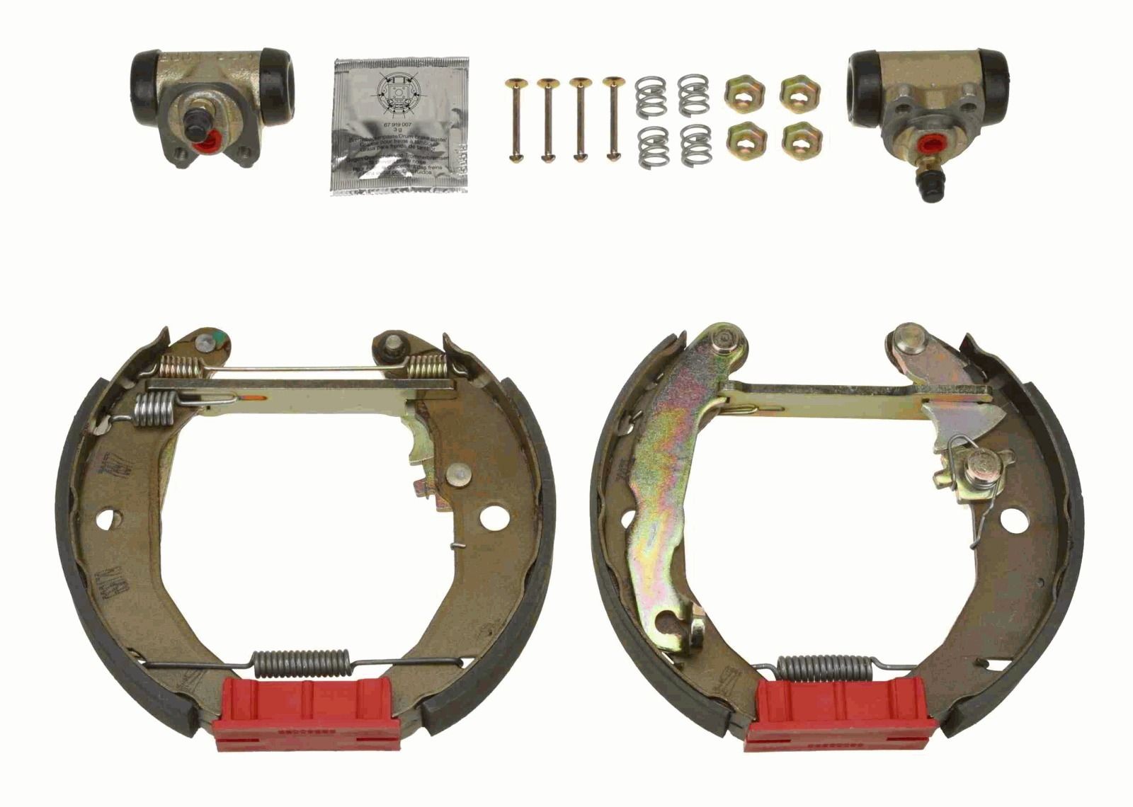 TRW Pidurikomplekt, trummelpidur GSK1642 TRW GSK1642 originaal Trummelpidur Ford Fiesta Mk2 hind