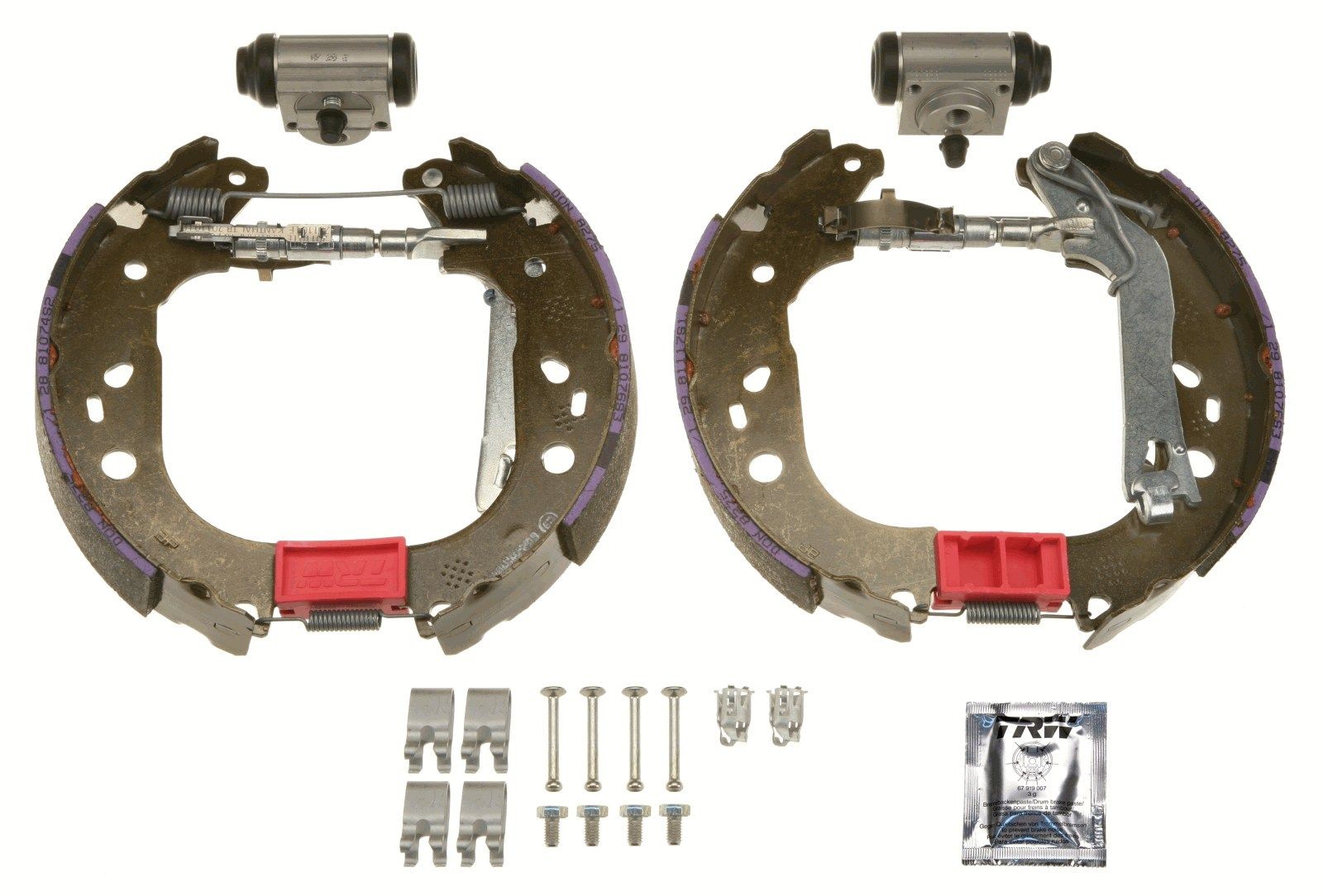 TRW Sada bŕzd, Bubnová brzda GSK1755 TRW GSK1755 originálne Sada bŕzd, bubnová brzda Siena cena