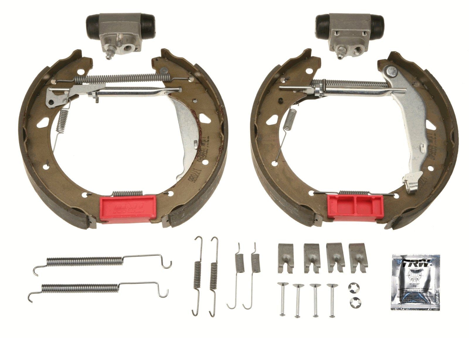 TRW Bremsesett, trommebremse GSK1973 TRW GSK1973 Bremsesett, trommebremse Accord VI Sedan (CK, CG, CH, CF8) originale pris