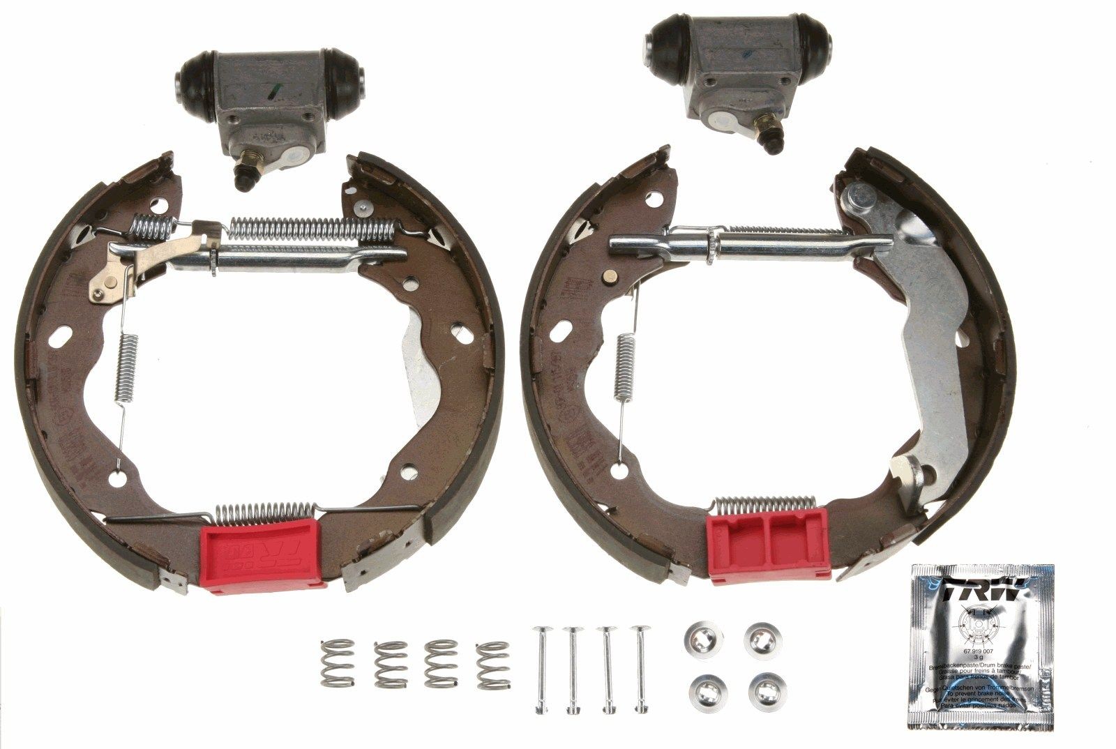 TRW Remmenset, trommelrem GSK2601 TRW GSK2601 Remmenset, trommelrem HYUNDAI Pony Hatchback (X-2) 1.5 72 Pk 1993
