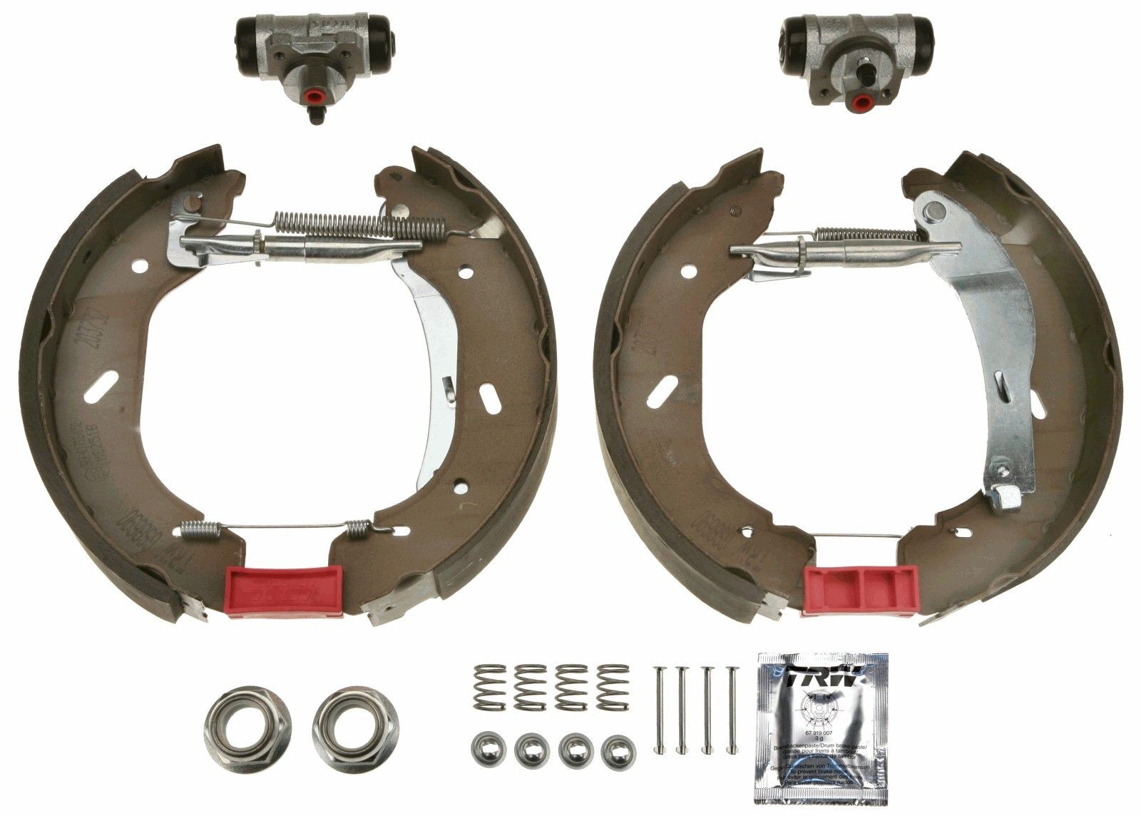TRW Pidurikomplekt, trummelpidur GSK2632 Pidurikomplekt, trummelpidur TRW TRANSIT GSK2632 odav
