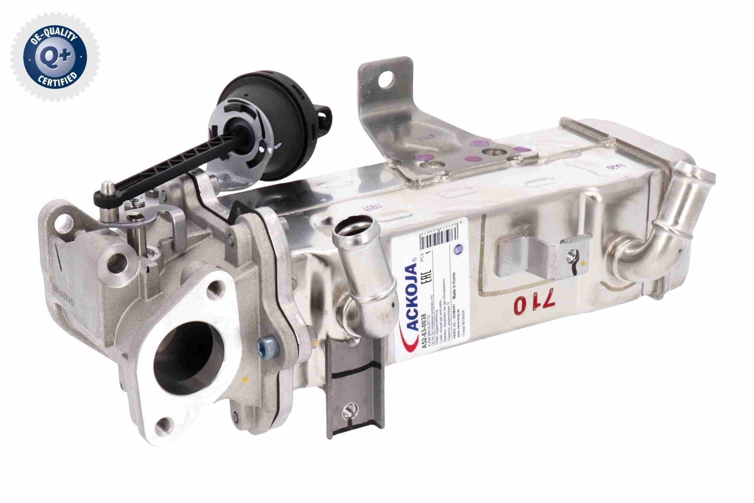 ACKOJA EGR køler A52-63-0038 ACKOJA A52-63-0038 Hyundai Genesis BK1 Agr køler originale pris