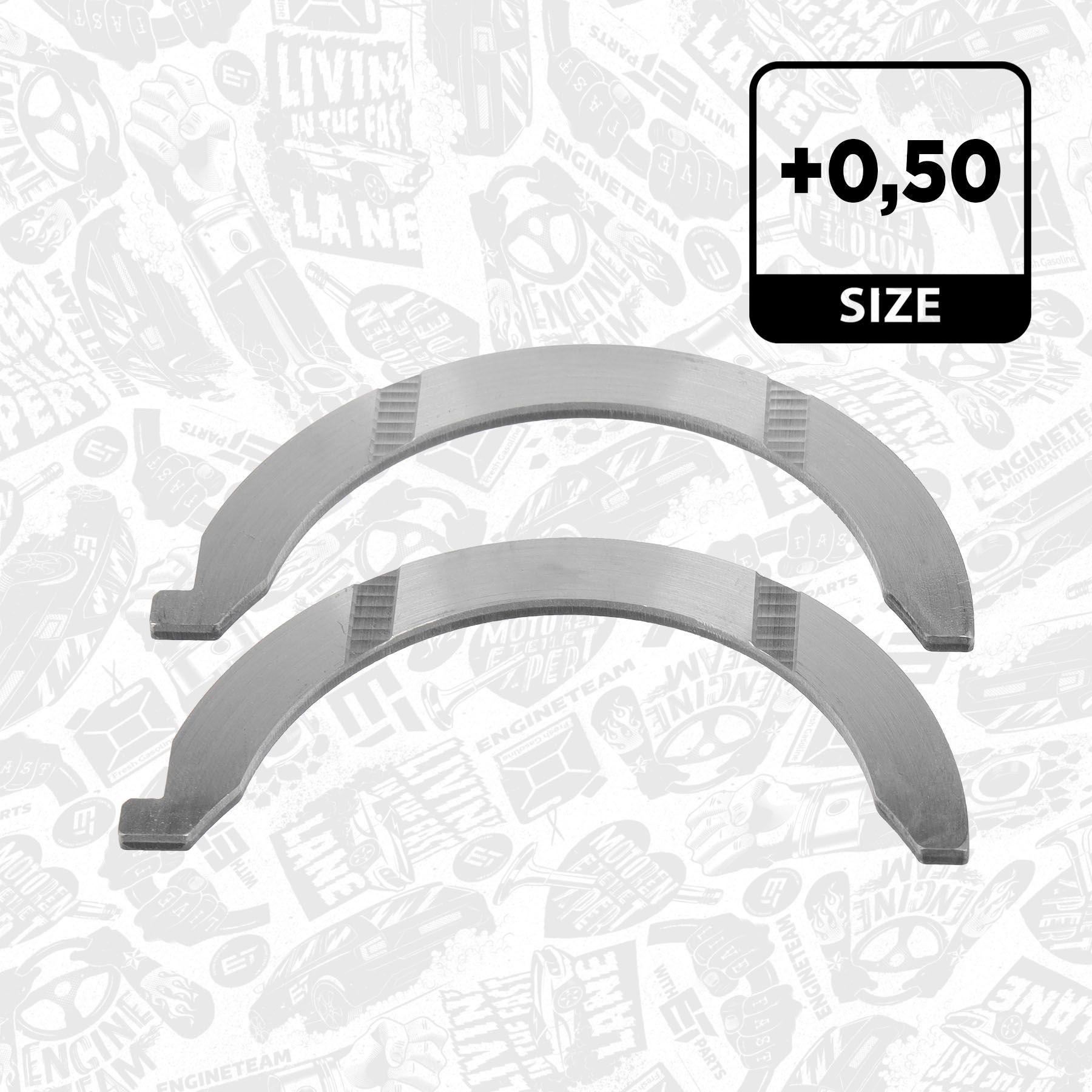 ET ENGINETEAM Avstandsskive, veivaksel LA002450 LA002450 Veivakselskiver ET ENGINETEAM CHRYSLER VOYAGER