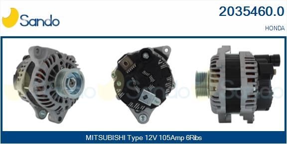 SANDO Laturi 2035460.0 2035460.0 SANDO Laturi HONDA CRX