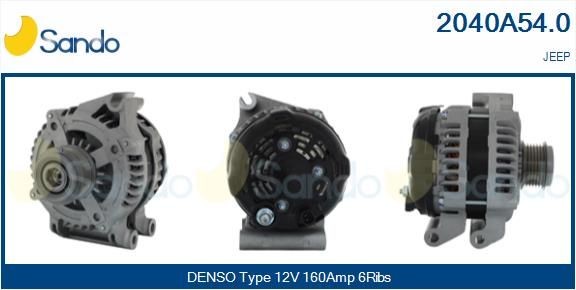 SANDO Lichtmaschine 2040A54.0 Generator SANDO Jeep RENEGADE 2040A54.0