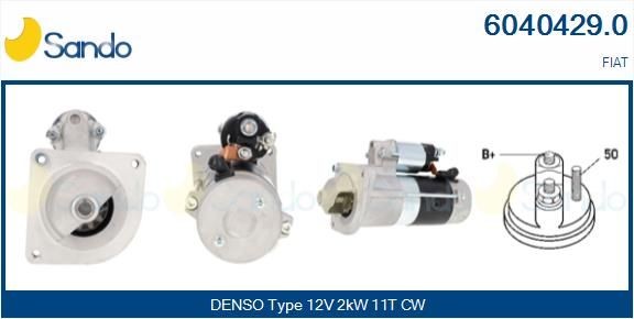 SANDO Starter 6040429.0 Starter motor SANDO QUBO 6040429.0 billig