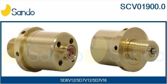 SANDO Regelventil, Klimakompressor SCV01900.0 Regelventil, Kompressor SANDO CADDY SCV01900.0 günstig
