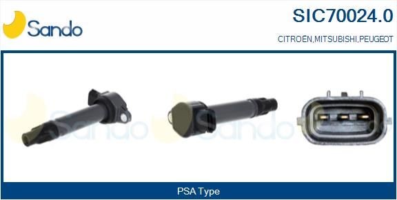 SANDO Zapaľovacia cievka SIC70024.0 Jednotka zapaľovacích cievok SANDO Peugeot 208 SIC70024.0