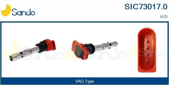 SANDO Zapaľovacia cievka SIC73017.0 Indukčná cievka SANDO Audi A3 SIC73017.0