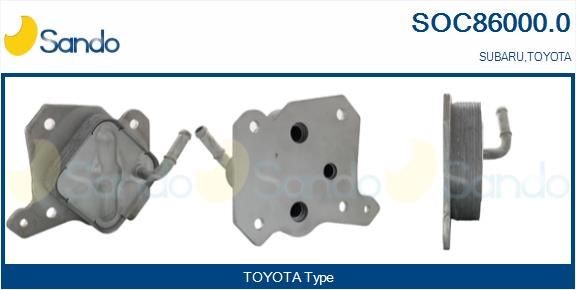 SANDO Oljekylare SOC86000.0 SANDO SOC86000.0 Oljekylare Subaru Impreza GD original