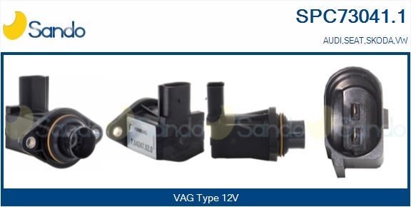 SANDO Valve d'air de circulation, compresseur SPC73041.1 Valve d'air de circulation compresseur SANDO AUDI SPC73041.1