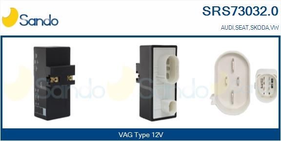 SANDO Módulo de comando, ar condicionado SRS73032.0 Módulo de comando, ar condicionado SANDO Peugeot 206 SRS73032.0