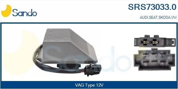 SANDO Appareil de commande, climatisation SRS73033.0 Appareil de commande, climatisation SANDO RENAULT SRS73033.0