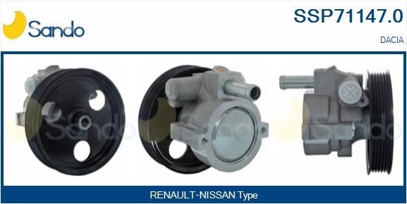 SANDO Servo čerpadlo SSP71147.0 Servo čerpadlo SANDO DACIA SSP71147.0