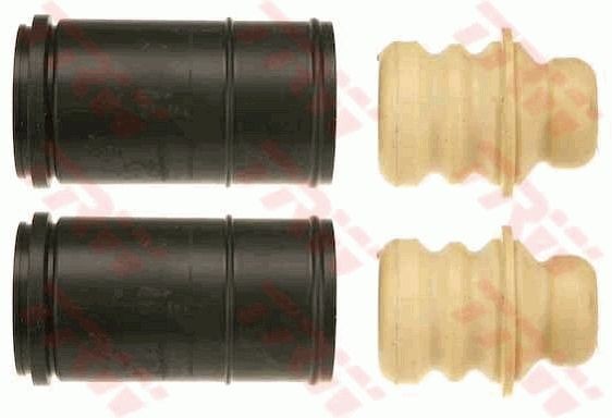 TRW Stofhoes, schokbreker JSK159 Mitsubishi MIRAGE Veerpoot, rubber TRW JSK159